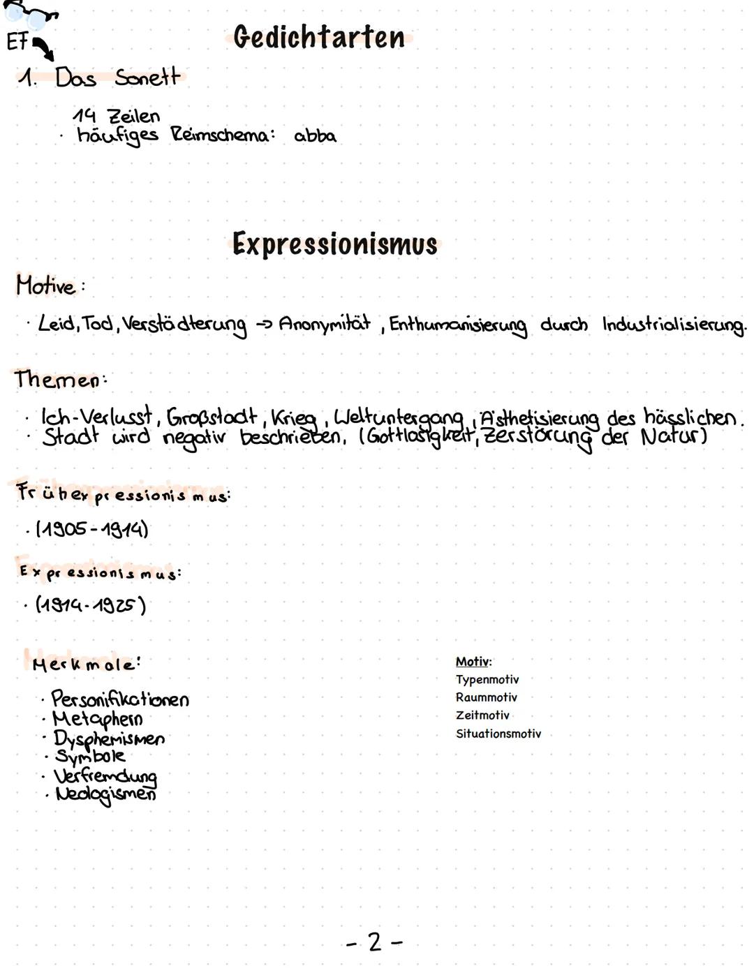 Lyrik Analyse
Einleitung: Leseeindruck
Autor
Titel des Gedichts
Epochale Einordnung
Gedichtart
Hauptteil: 1. Inhalt
Schluss:
2. Formaler Auf