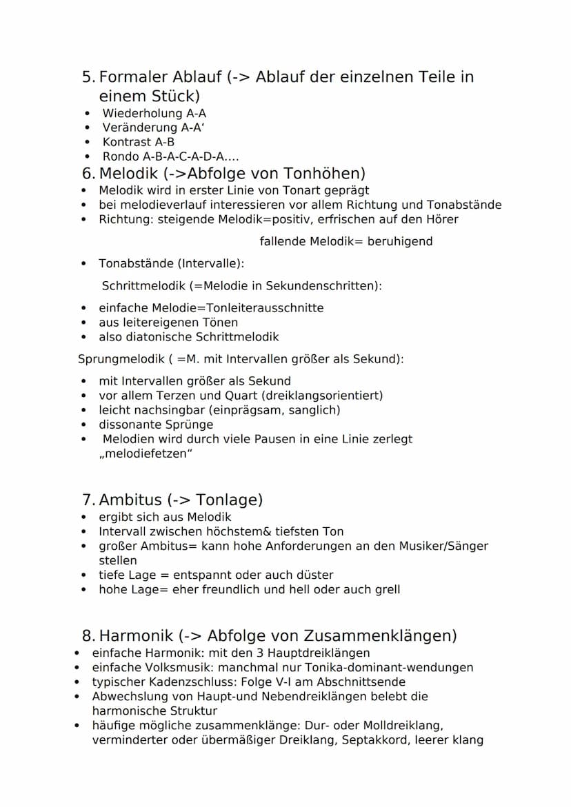 MUSIK ZUSAMMENFASSUNG
1. WICHITGE MUSIKALISCHE PARAMETER
1. Takt Metrum (-> Taktart)
Zähler ist entschieden für Einteilung in:
gerade Taktar
