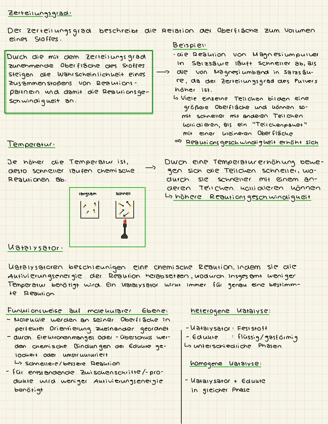 was
Definition :
ist
Die Reautions geschwindigueit beschreibt, wie viele Teilchen in
entstehen/verbraucht werden. Sie
einem
bestimmten
Zeitr