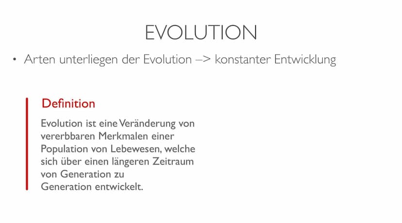 EVOLUTION DES MENSCHEN ●
●
●
●
●
●
Definition: Evolution
Evolutionsfaktoren
GLIEDERUNG
Biologie
Gattung des Vormenschens
Timeline
Karte
Fazi