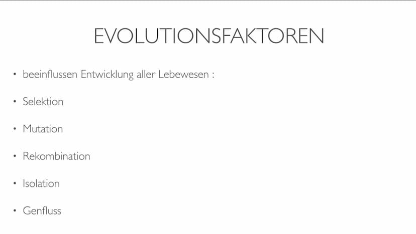 EVOLUTION DES MENSCHEN ●
●
●
●
●
●
Definition: Evolution
Evolutionsfaktoren
GLIEDERUNG
Biologie
Gattung des Vormenschens
Timeline
Karte
Fazi