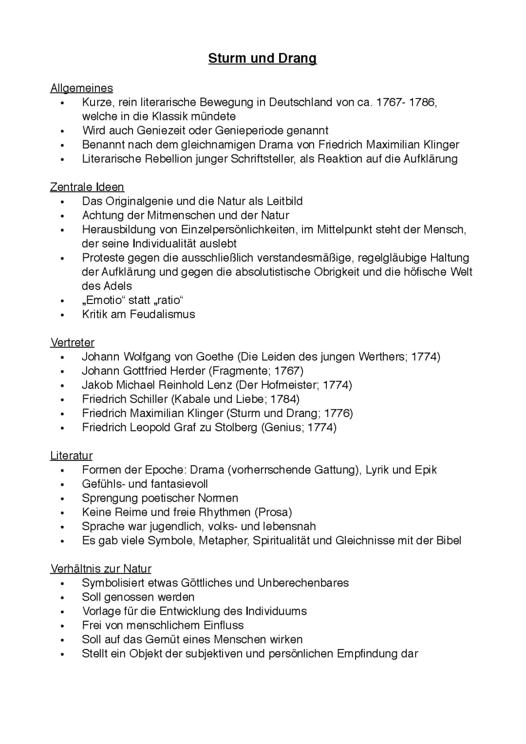 Sturm und Drang 
