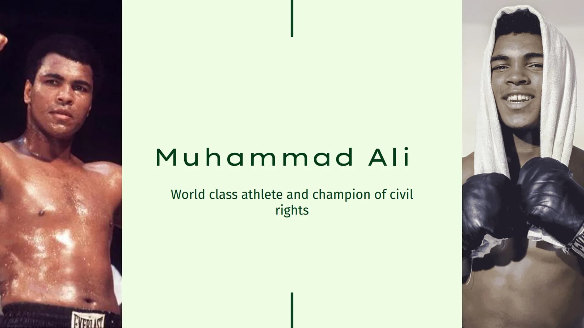 
<h2 id="childhoodandearlylife">Childhood and Early Life</h2>
<p>Muhammad Ali, born in 1942 in Louisville, Kentucky, grew up in a poor house