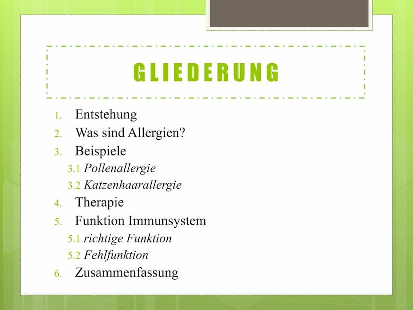 ALLERGIEN Allergien
0. Statistik
Robert Koch Institut
Stand: April 2017
Fast jeder 3. Deutsche→ Allergie
Allergische Symptome vor allem bei 