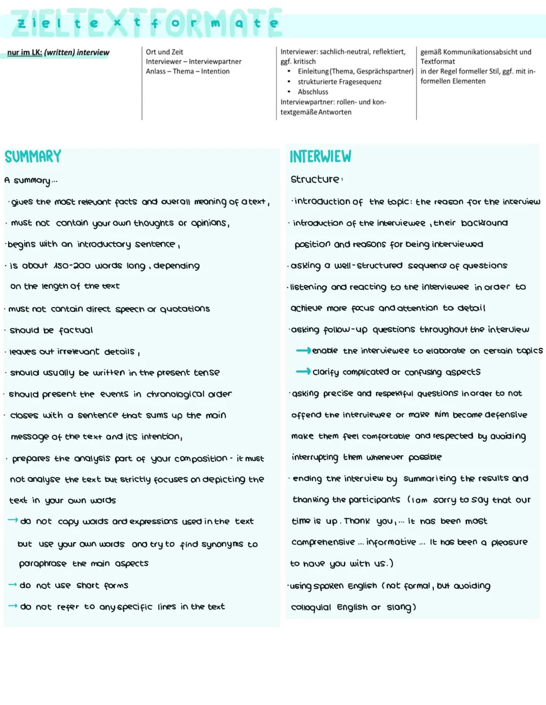 ZIELTEXTFORMAFE
COMMENT/ARGUMENTATIVE TEXT
>introduction:
intodruce the topic
• make some intoductory remarks in which you raise a question,