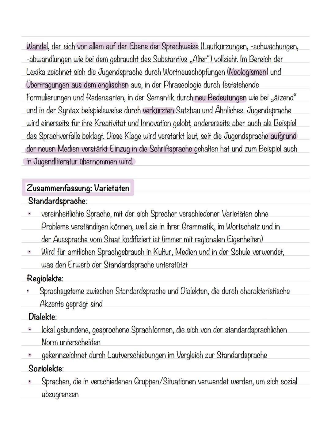 ΝΟΤΕΒΟΟΚ Reflexion über Sprache und Sprachgebrauch
Tendenzen der deutschen Gegenwartsprache
Zunehmende Globalisierung, und die dabei vermehr