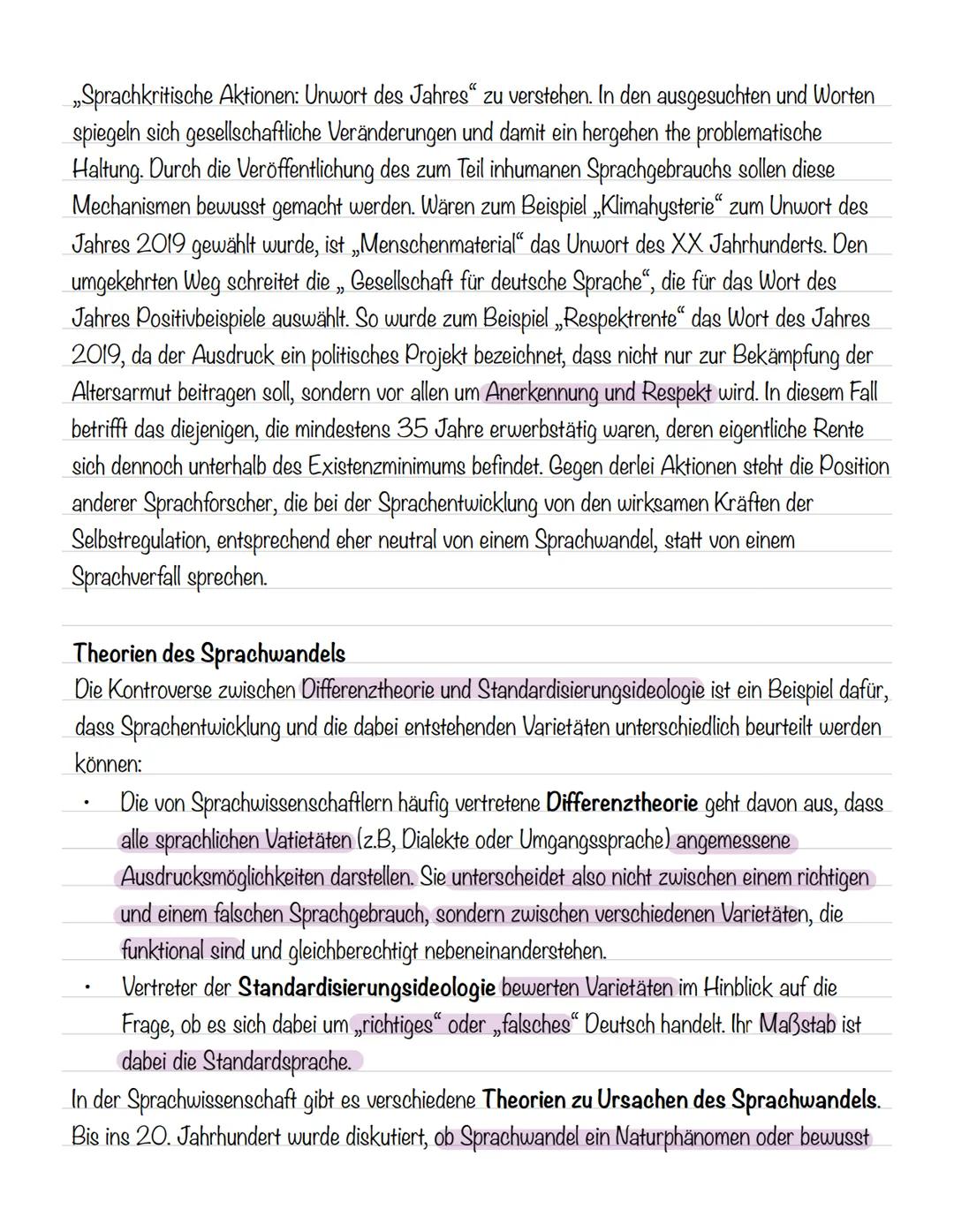 ΝΟΤΕΒΟΟΚ Reflexion über Sprache und Sprachgebrauch
Tendenzen der deutschen Gegenwartsprache
Zunehmende Globalisierung, und die dabei vermehr