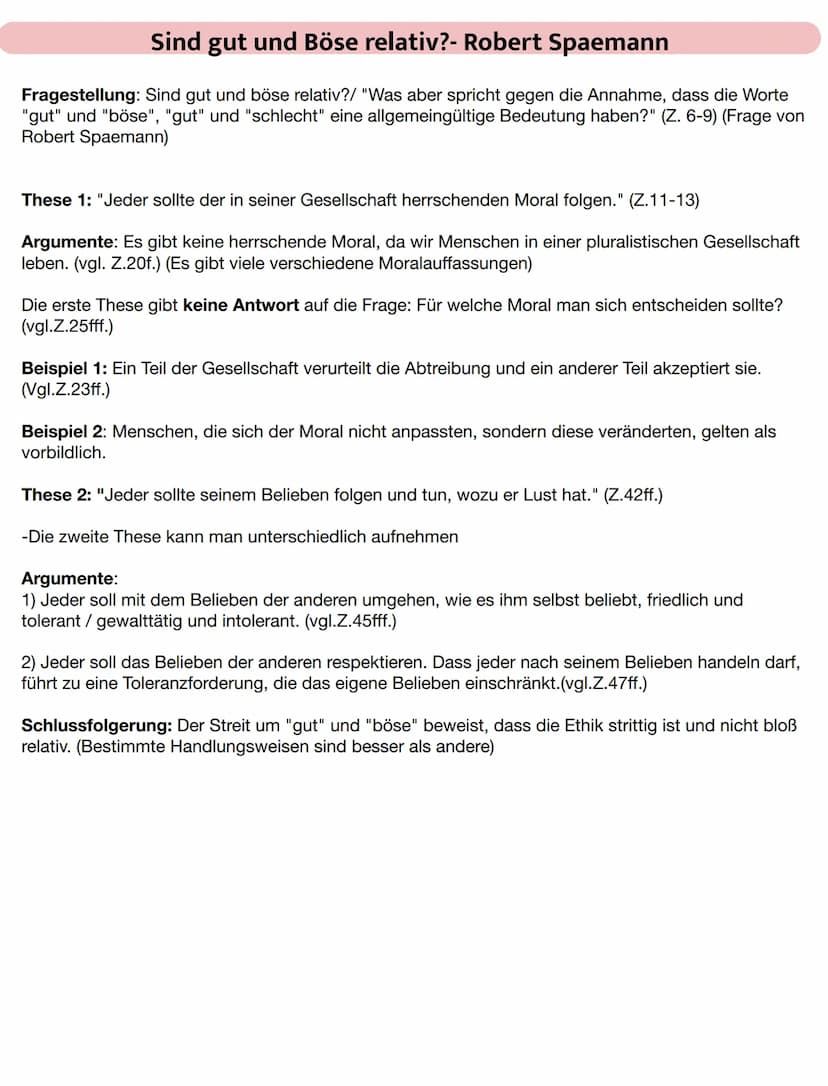 82
FRAGEN DER MORAL UND ETHIK
Gibt es universale Werte?
M1 Robert Spaemann:
Sind gut und böse relativ?
unstellbad
veränder
bar
Robert Spaema