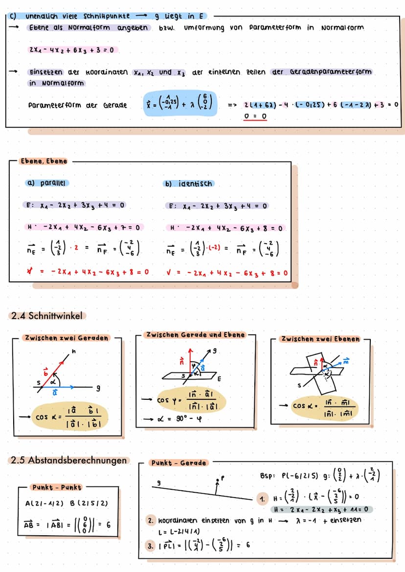 J. VEKTOREN
1.1 Rechnen mit Vektoren
Addition und Substraktion.
a₁ + b₁
az + b2
03 + b3
a + 6
M =
-
-
Mittelpunkt einer Strecke.
Mathe Abitu