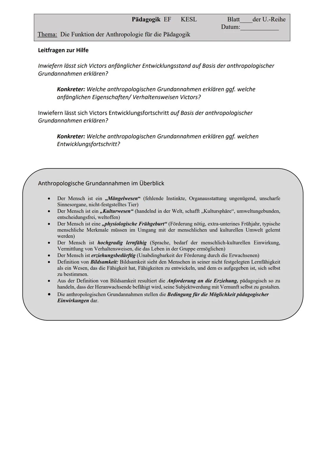 # Pädagogik EF

# METHODENBLATT

# Analyse von Fallbeispielen
Anforderungsprofil und Hilfestellung

1.  Anforderungsbereich I bzw. Aufgabent