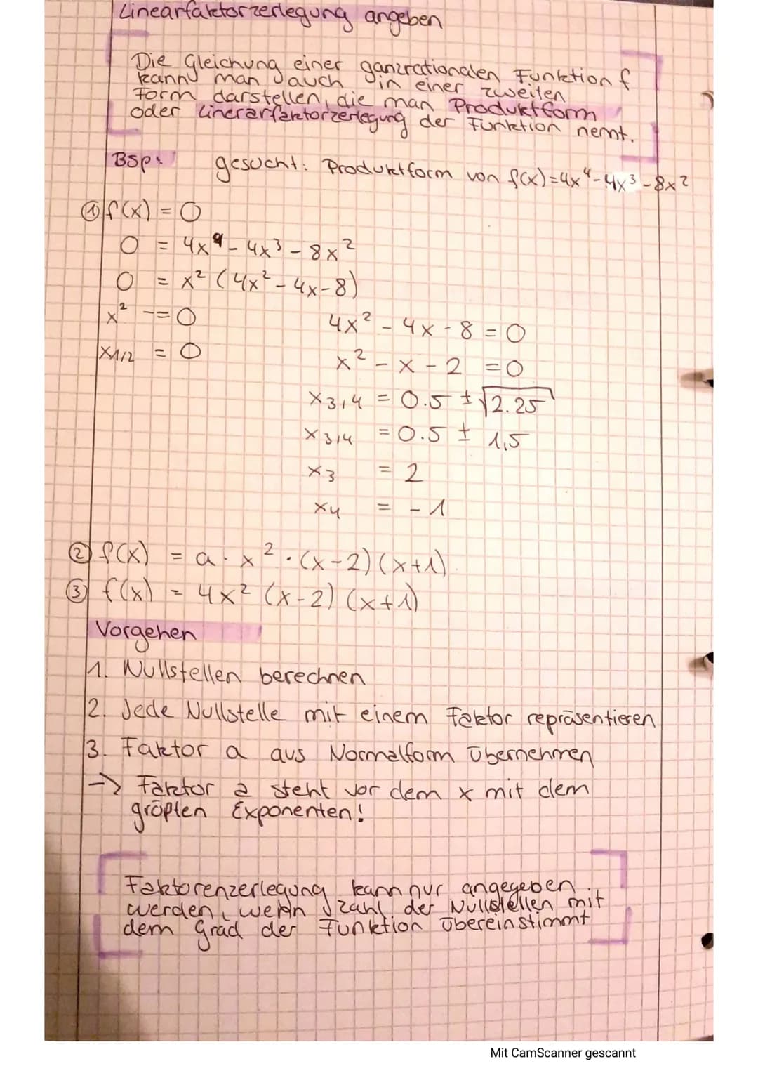 Einstieg
f(x) = x² + 3x = 1 -> Ganerationale Funktion 2. grades
|g(x) = x² + 3x³ - 1 -> Ganzrationale Funktion 3. Grades
2
-
Ganzrationale F