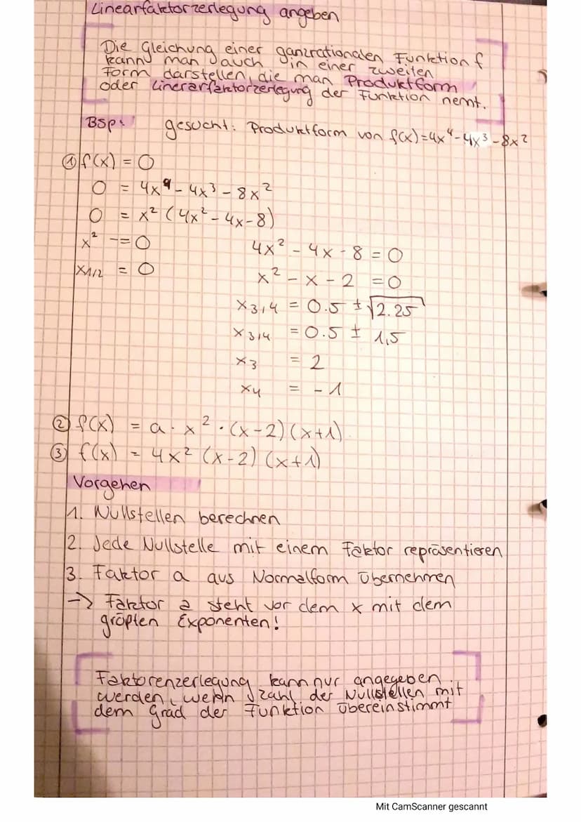 Einstieg
f(x) = x² + 3x = 1 -> Ganerationale Funktion 2. grades
|g(x) = x² + 3x³ - 1 -> Ganzrationale Funktion 3. Grades
2
-
Ganzrationale F