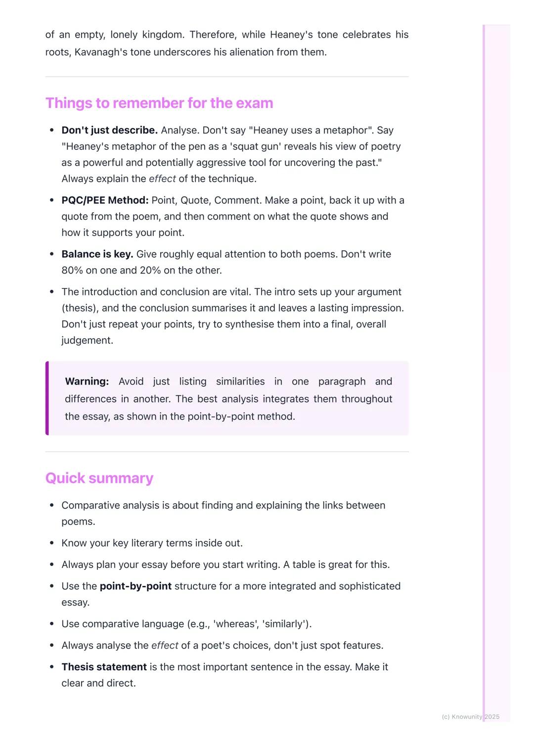 # Comparative Analysis of
Poems

Introduction to comparative analysis

This is about looking at two or more poems side-by-side and analysing