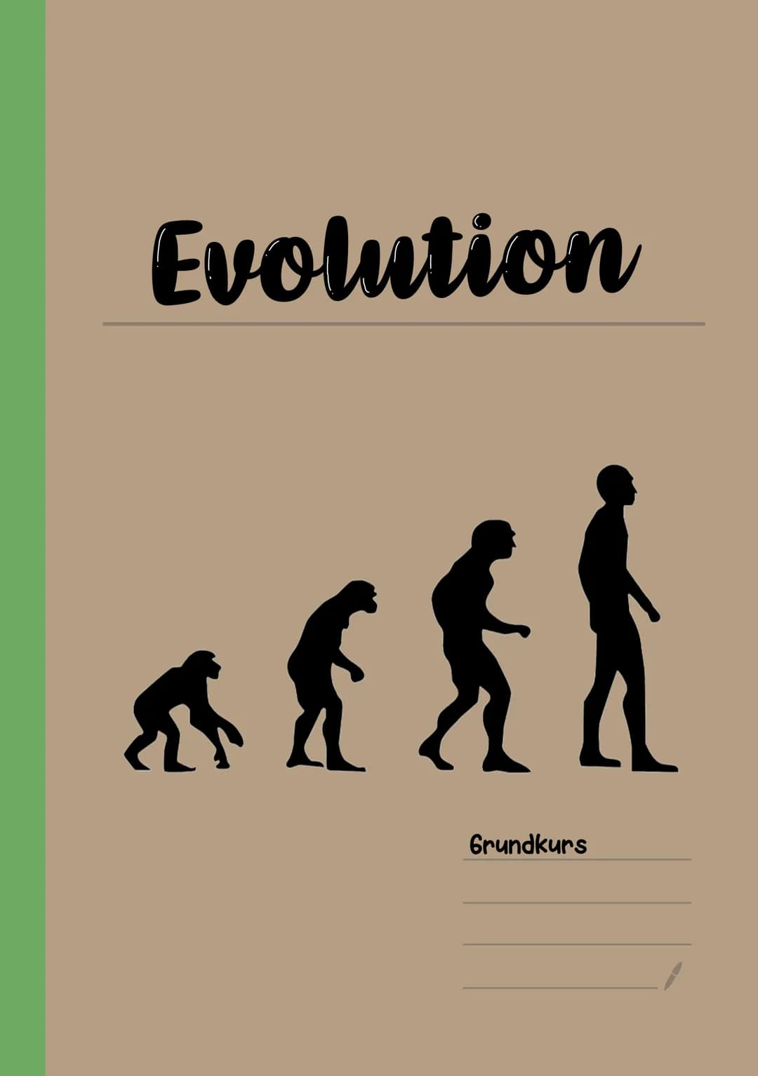 Evolution
Grundkurs Evoluhonstheorien
Charle Darwin's Evolutionstheone
Jean Bapiste de Lamarck's Evolutionstheorie.
Vergleich der beiden The