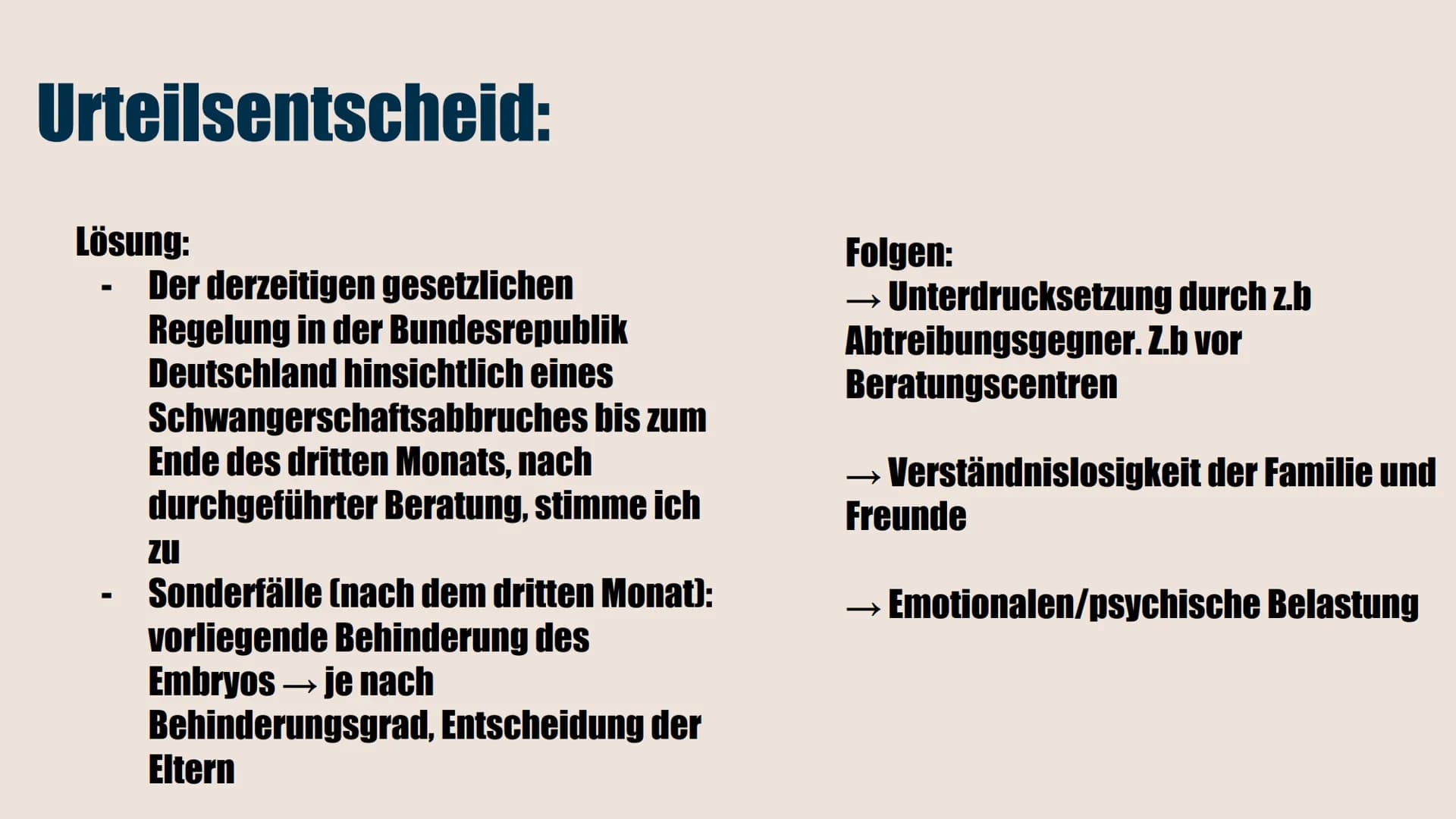 Ethische Urteilsbildung
BODY
MY CHOICE
Religion GK: Minnert
Lena Hauptmann Gliederung:
Problemdefinition
Situationsanalyse
• Verhaltensalter