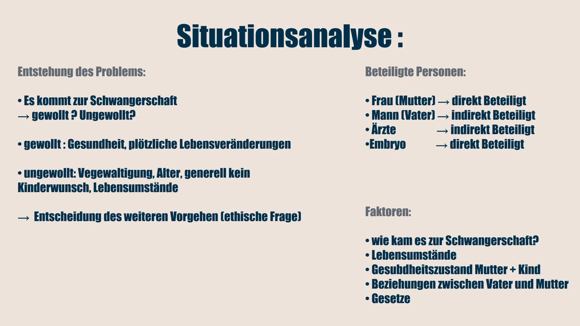 Ethische Urteilsbildung
BODY
MY CHOICE
Religion GK: Minnert
Lena Hauptmann Gliederung:
Problemdefinition
Situationsanalyse
• Verhaltensalter