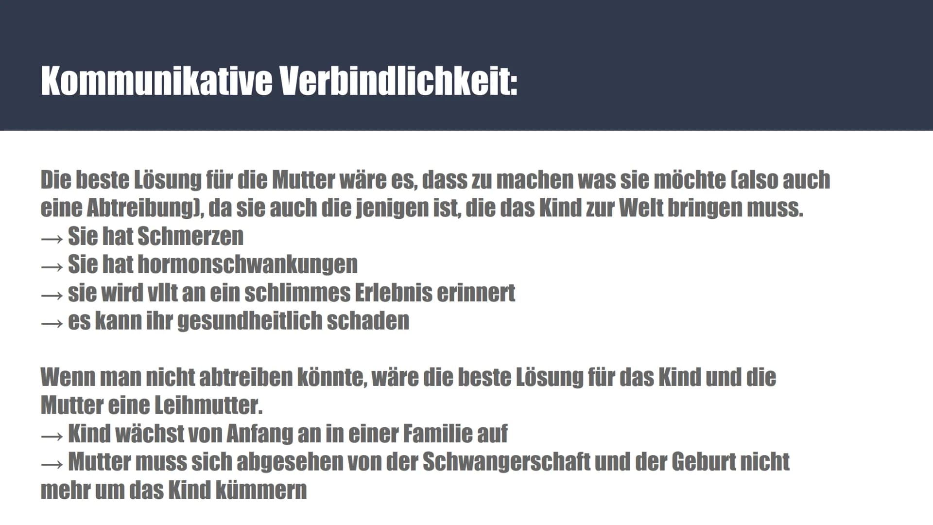 Ethische Urteilsbildung
BODY
MY CHOICE
Religion GK: Minnert
Lena Hauptmann Gliederung:
Problemdefinition
Situationsanalyse
• Verhaltensalter