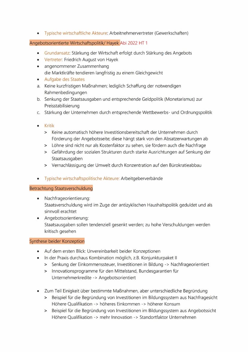 2. Thema „Wirtschaft" (Inhaltsfeld 4)
Sieben Kompetenzen:
1. Legitimation staatlichen Handelns im Bereich der Wirtschaftspolitik
2. Zielgröß