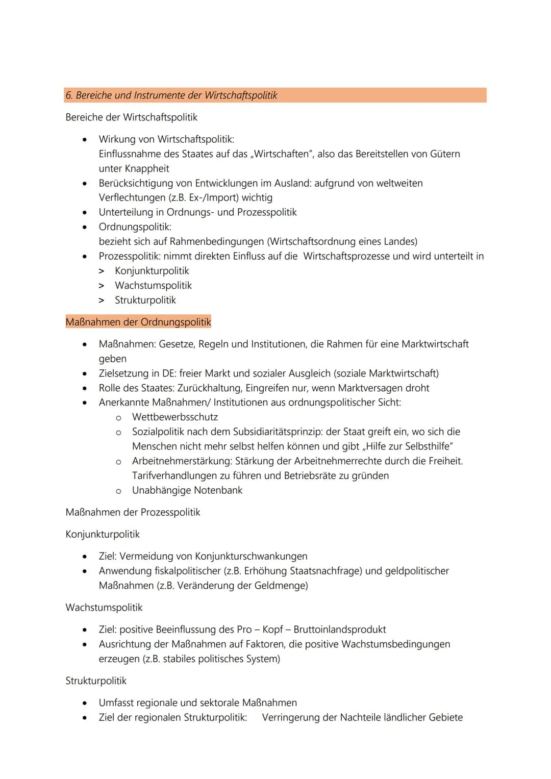 2. Thema „Wirtschaft" (Inhaltsfeld 4)
Sieben Kompetenzen:
1. Legitimation staatlichen Handelns im Bereich der Wirtschaftspolitik
2. Zielgröß