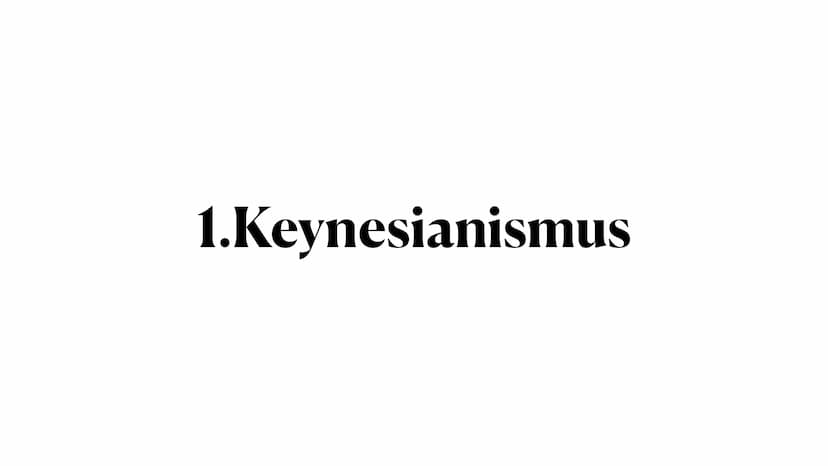 Wirtschaftspolitische Theorien
Ferdaus Formly am 08.03.2021 Gliederung
1. Keynesianismus
1.1 Wessen Idee war der Keynesianismus?
1.2 Welcher