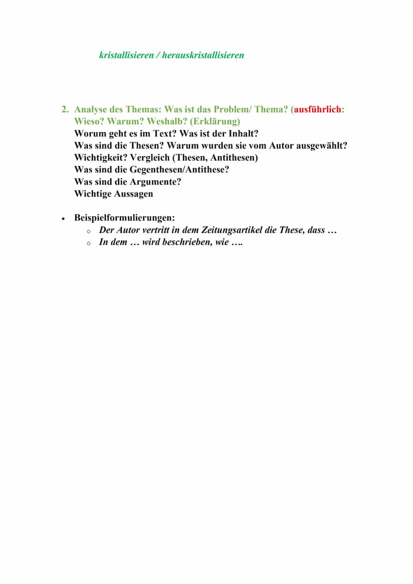Vorschreiben
den Text lesen
Markieren:
Autor
Titel
Datum
Textsorte
●
Erscheinungsort
Schlüsselwörter (Fachbegriffe)
Abschnitte (Stichwort)
F