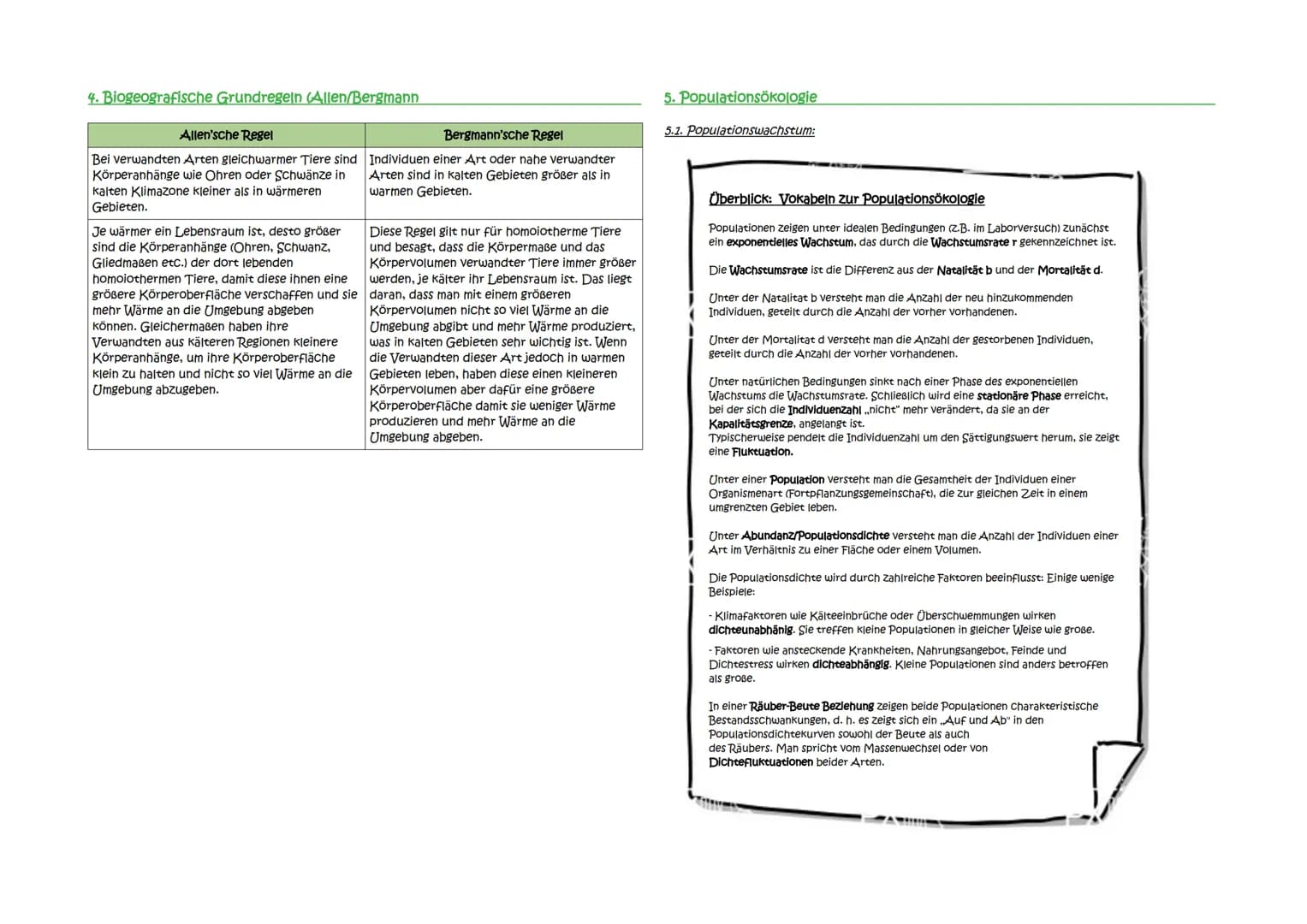 Abitur Zusammenfassung: Ökologie
Themen:
1. Ökologische Betrachtungsebenen und Fachbegriffe:
1.1. Autökologie/Synökologie
1.2. Umweltfaktore