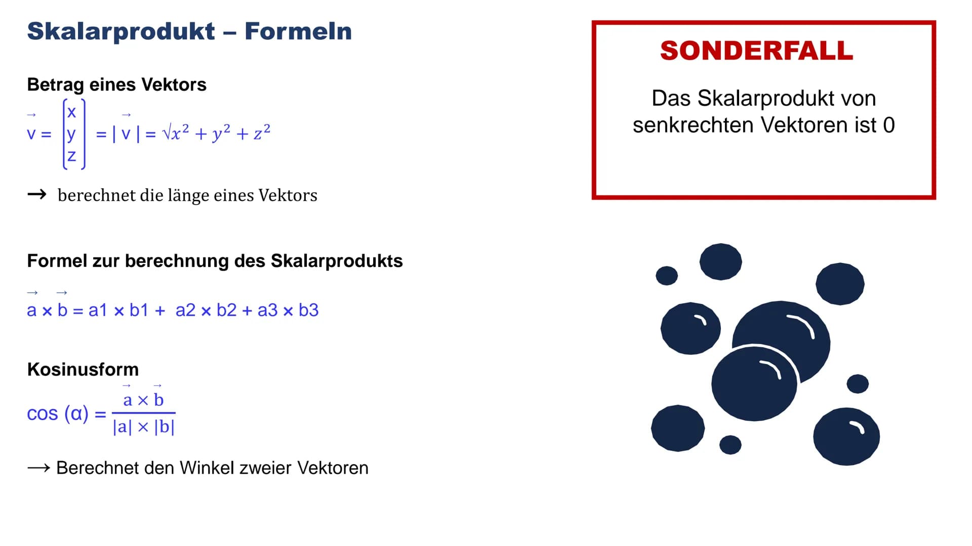 SKALARPRODUKT
Sasia El Bani
12c
PL - Mathematik GLIEDERUNG
1. Skalarprodukt
1.1 Skalarprodukt - Definition
1.2 Skalarprodukt - Formeln
1.3 S