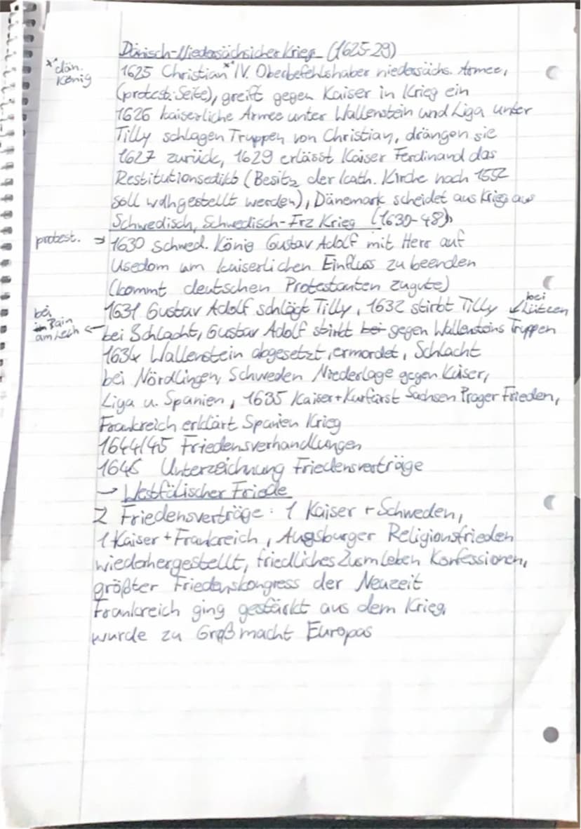 Geschichte Oldober 2021
30. Krieg
aber
-16-18-1648, Langster, blutigster Krieg Europas
-Heilige Römische Reich deutscher Nation
(bestand aus