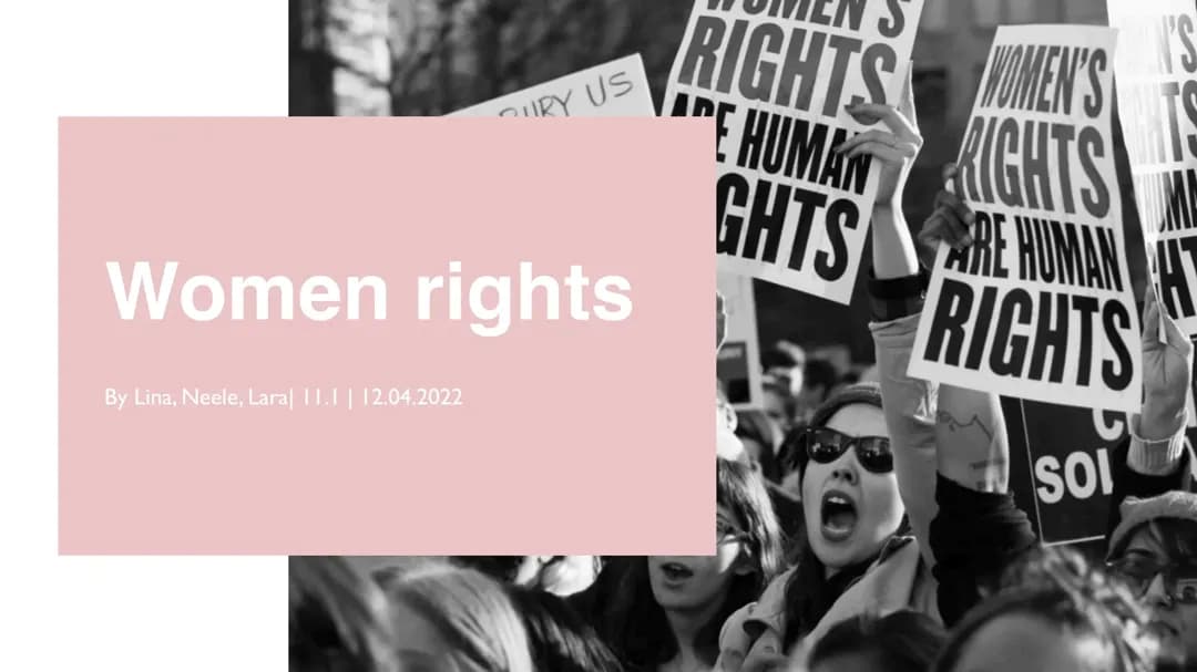 Women rights presentation 