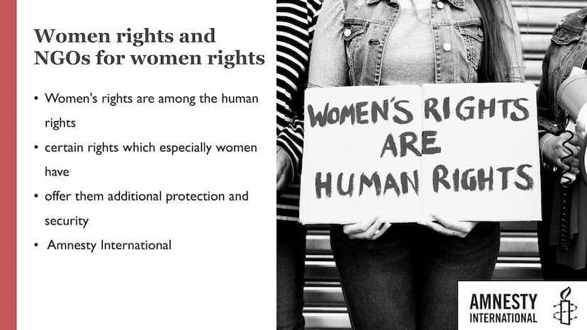 RY US
Women rights
By Lina, Neele, Lara| 11.1 | 12.04.2022
RIGHTS WOMEN'S MEN'S
HUMAN RIGHTS
GHTS RE HUMAN
RIGHTS
SOI ●
Women rights, Femini