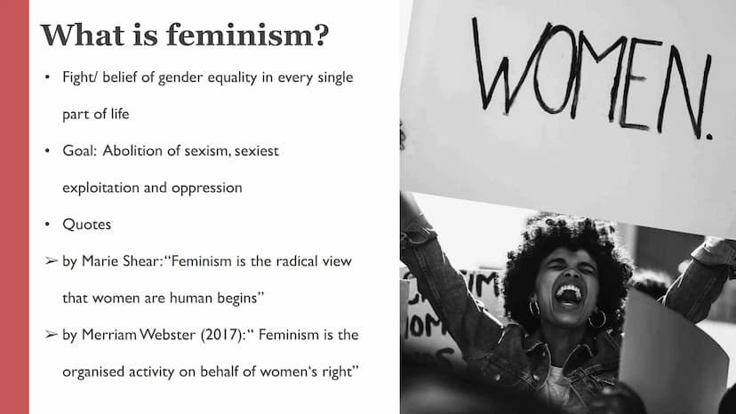 RY US
Women rights
By Lina, Neele, Lara| 11.1 | 12.04.2022
RIGHTS WOMEN'S MEN'S
HUMAN RIGHTS
GHTS RE HUMAN
RIGHTS
SOI ●
Women rights, Femini