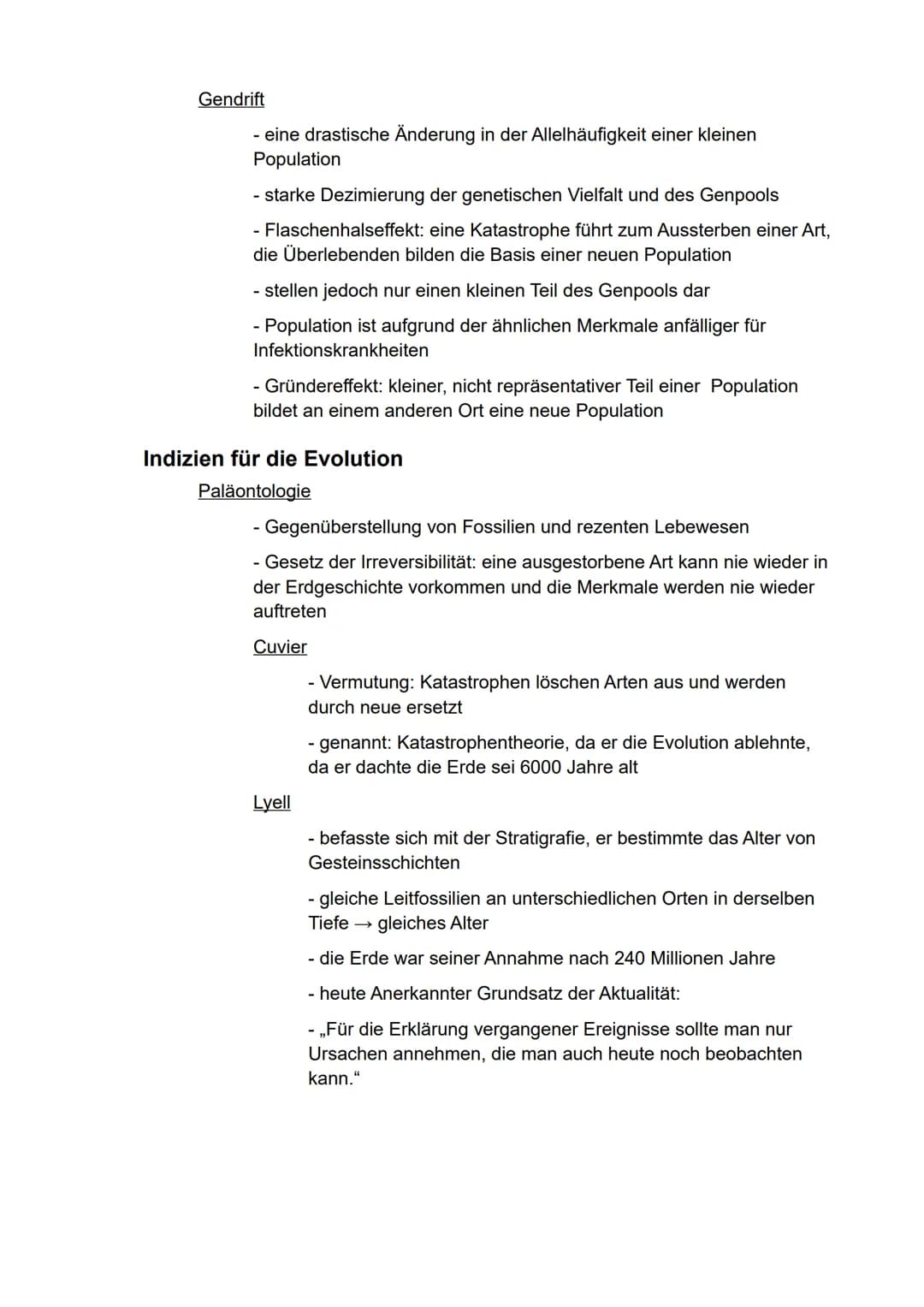Biologie
eA
Semester 4
- Entwicklung der Vielfalt des Lebens - Inhaltsverzeichnis
Evolutionstheorie..
Lamarck..
Darwin......
Natürliche Sele