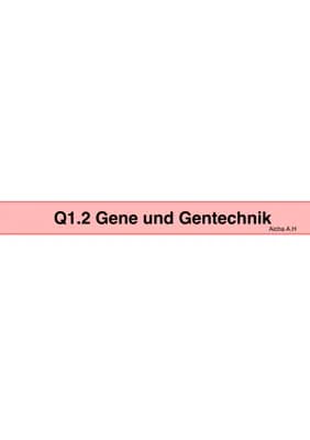 Know Q1.2 Gene und Gentechnik thumbnail