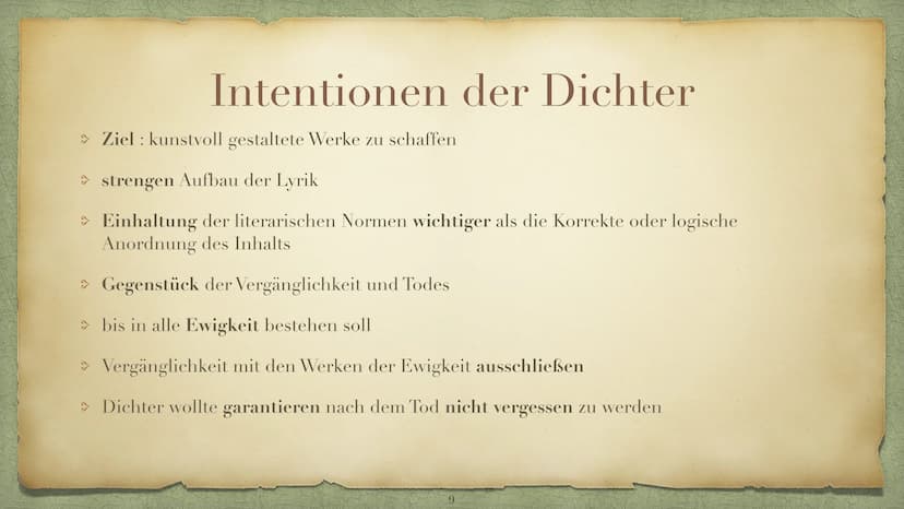 Die Epoche Barock
Ein Zeitalter der Gegensätzen, Inhaltsverzeichnis
Was versteht man unter Barock?- Folie 3
> Historischer Hintergrund -Foli