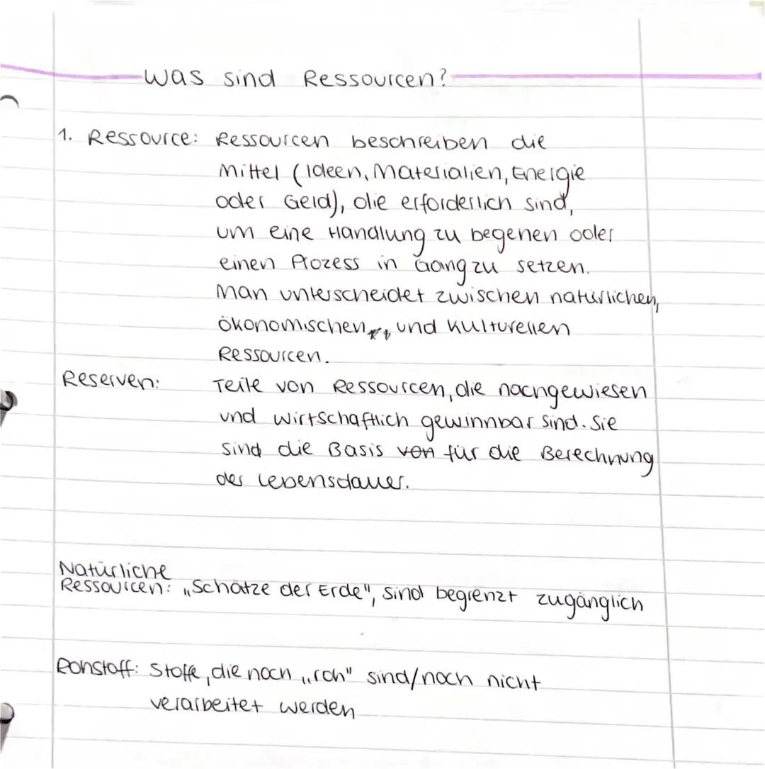 Natürliche Ressourcen und Rohstoffe für Kinder erklärt: Beispiele und Unterschiede