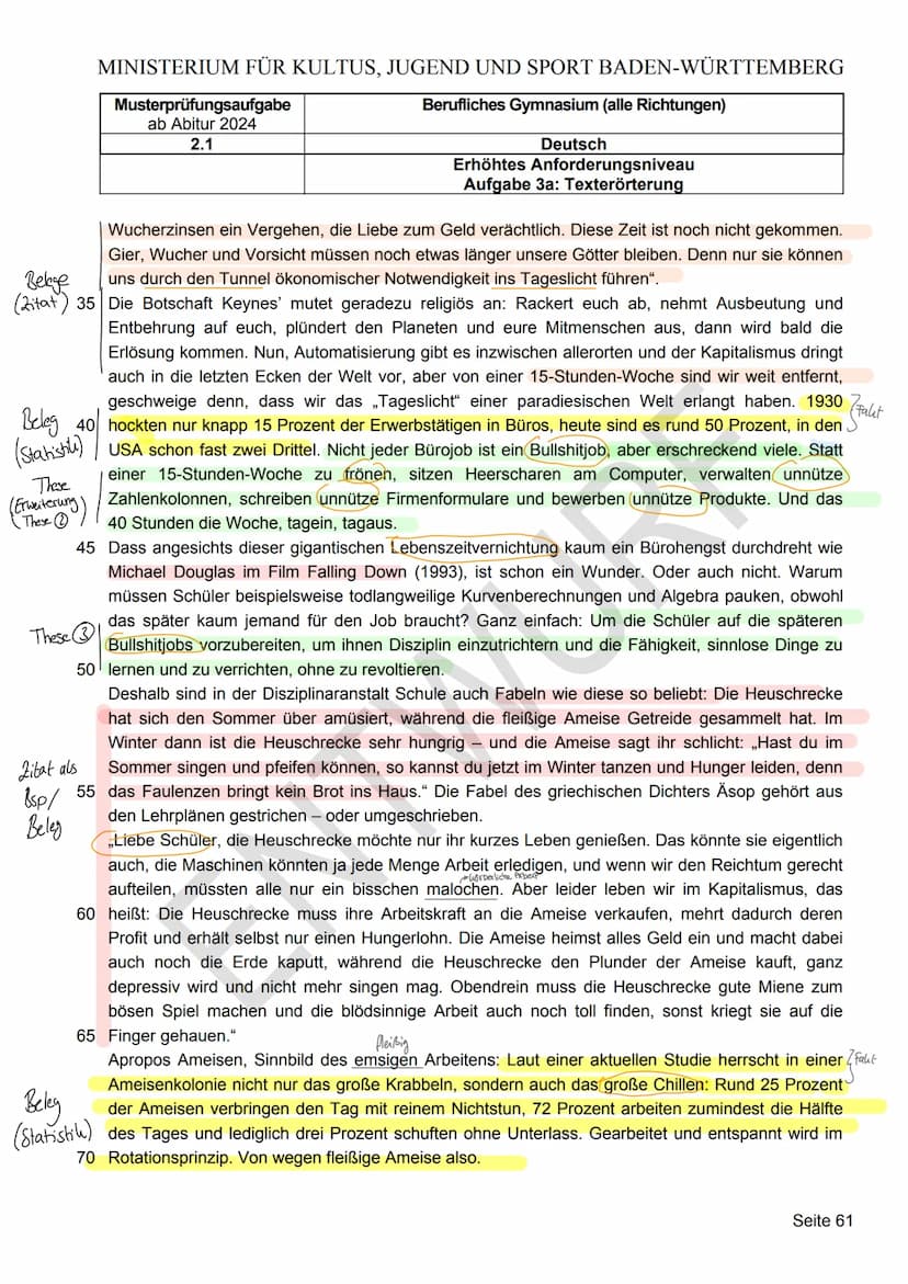 TEXTERÖRTERUNG Thema: Uniting Arbeit (Bullishtjes")
Wrible on Arbritament
Intention Lear solen Arbeitswell sterfragen
slanishflende Jobs aus