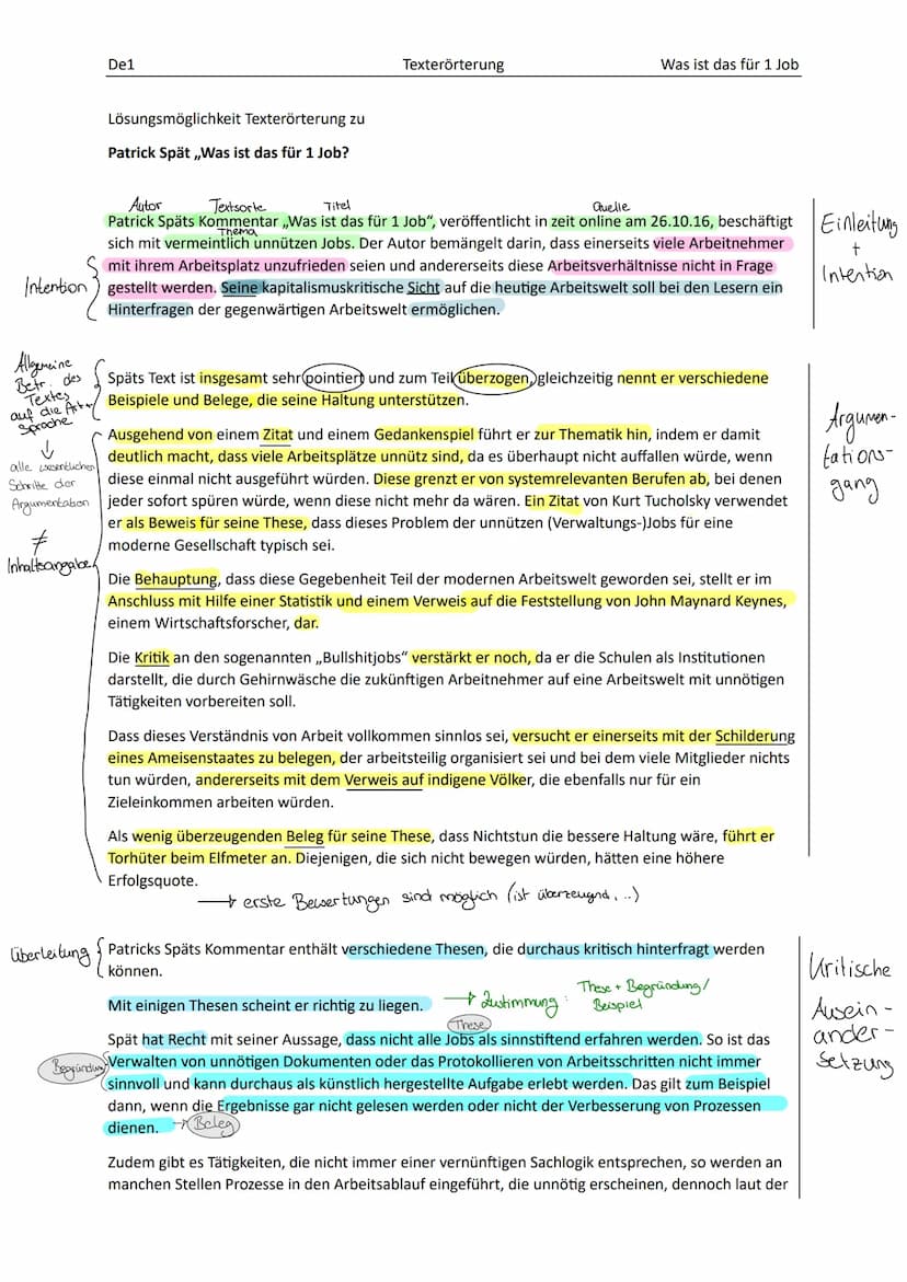 TEXTERÖRTERUNG Thema: Uniting Arbeit (Bullishtjes")
Wrible on Arbritament
Intention Lear solen Arbeitswell sterfragen
slanishflende Jobs aus