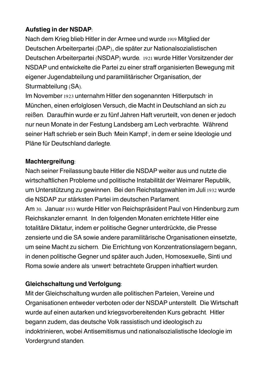 Adolf Hitler
Adolf Hitler war ein österreichisch-deutscher Politiker, der als Führer der
Nationalsozialistischen Deutschen Arbeiterpartei (N