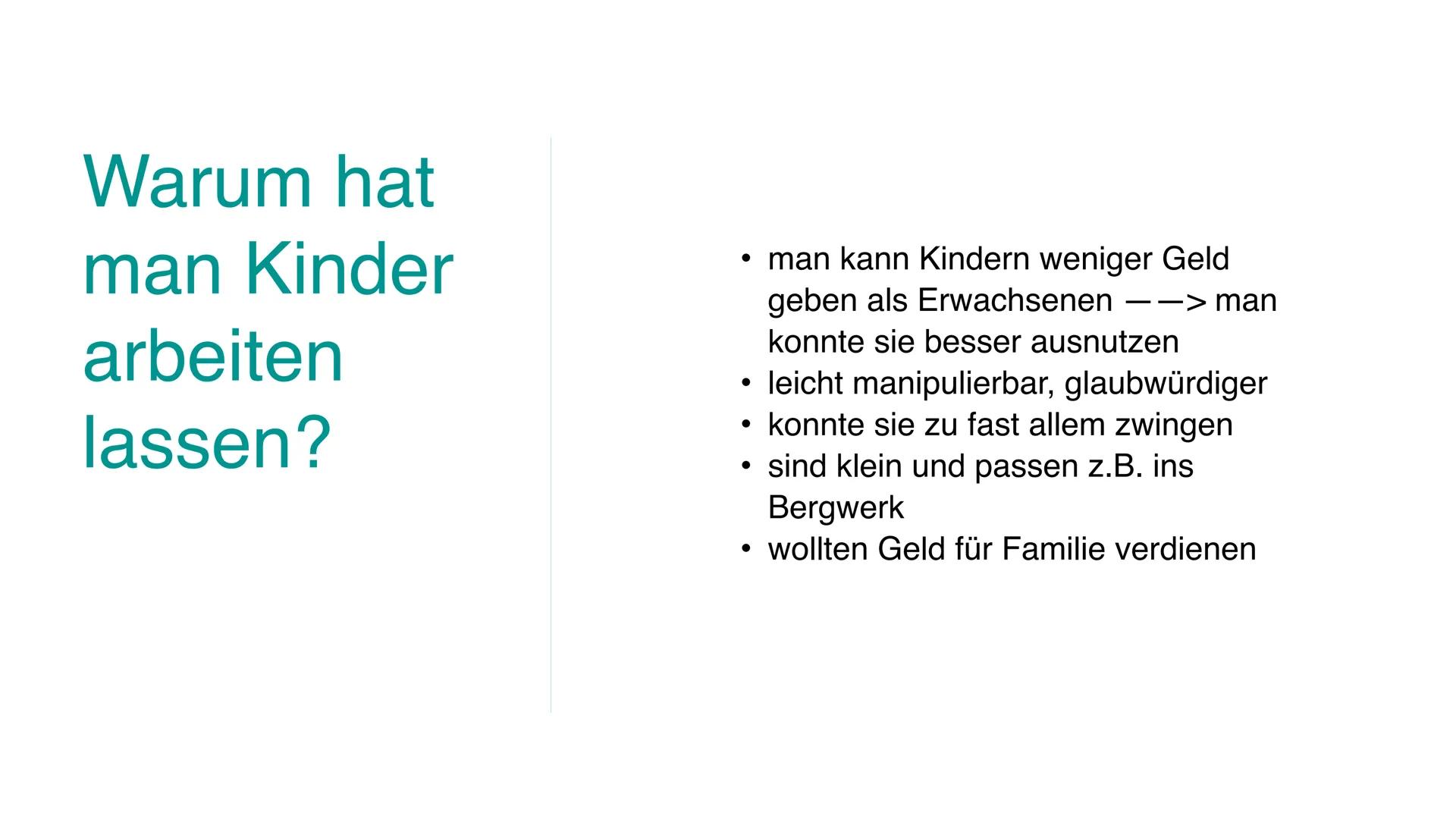 Tale
Kinder und
und
Jugendliche während
der Industrialisierung
Eine PowerPoint Präsentation von Mia, Julia & Hanna Gliederung
01
02
Industri