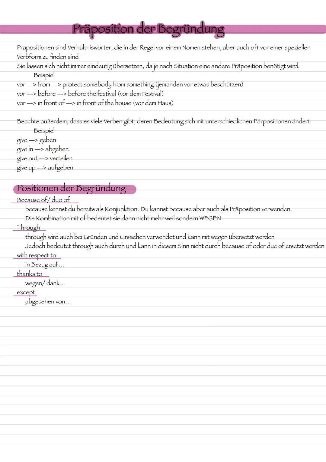 Grammatik Present Perfect Progressive
... in bejahten Sätzen
durch die konjugierte Form von „to have" im present, das Past Participle von „t