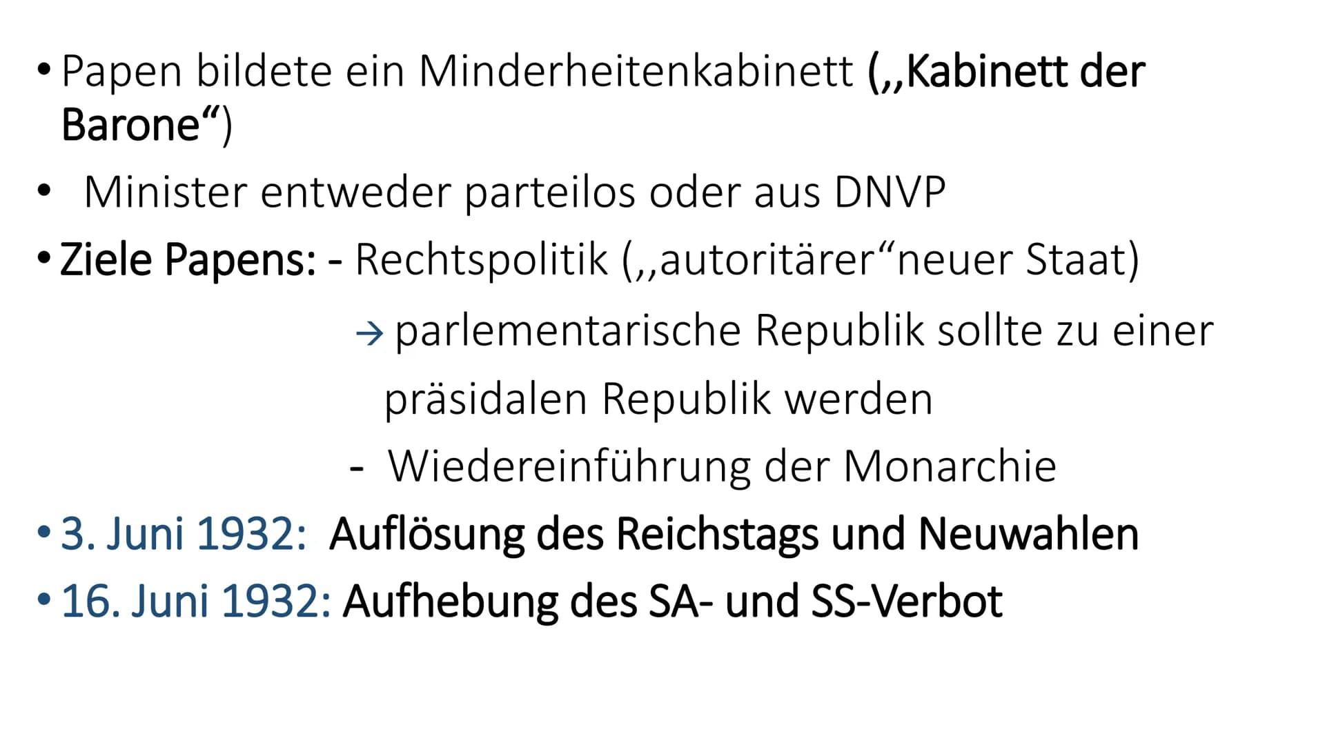 Hitlers Machtergreifung
Zähmen,entzaubern, spalten, einrahmen - Wie Hitler
beikommen? Gliederung
1. Brünings Sturz
2. Zähmungskonzept Schlei