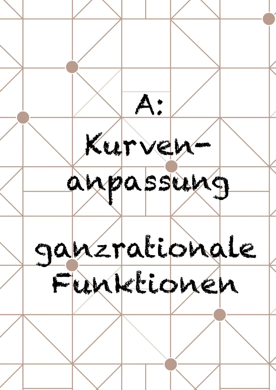A:
Kurven-
anpassung
ganzrationale
Funktionen Parametervariation
Ein Funktionsterm, der neben einer Funktionsvariablen (z. B. der Variablen 