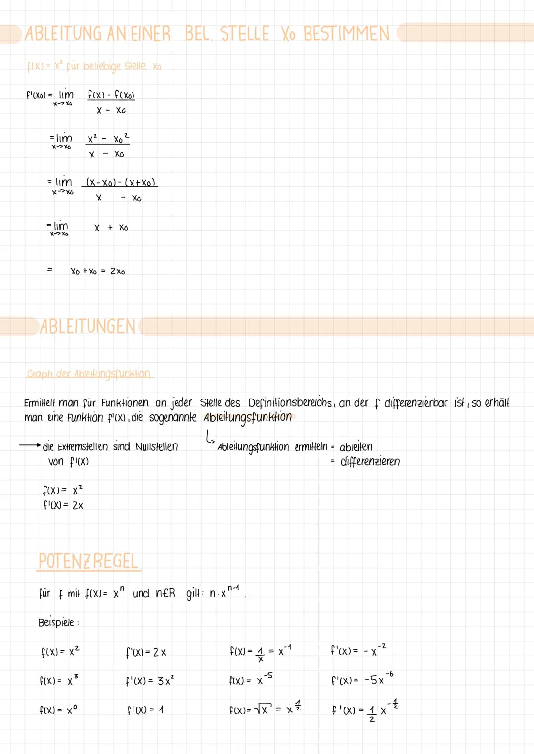 KLAUSUR VORBEREITUNG
DIFFERENZQUOTIENT
Definition
Gegeben ist eine Funktion f.
Der Quotient f(b)-f(a) heißt Differenzquotient oder mittlere 