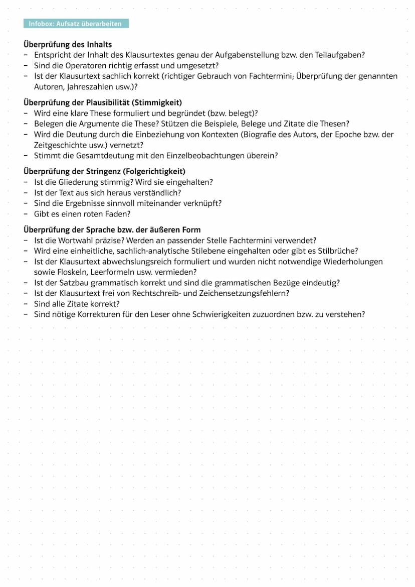 Ablauf einer textgebundenen Erörterung
Auffälliges, Interessantes, Widersprüchliches, Kontroverses notieren
Aufgabenstellung in ihren Teilas