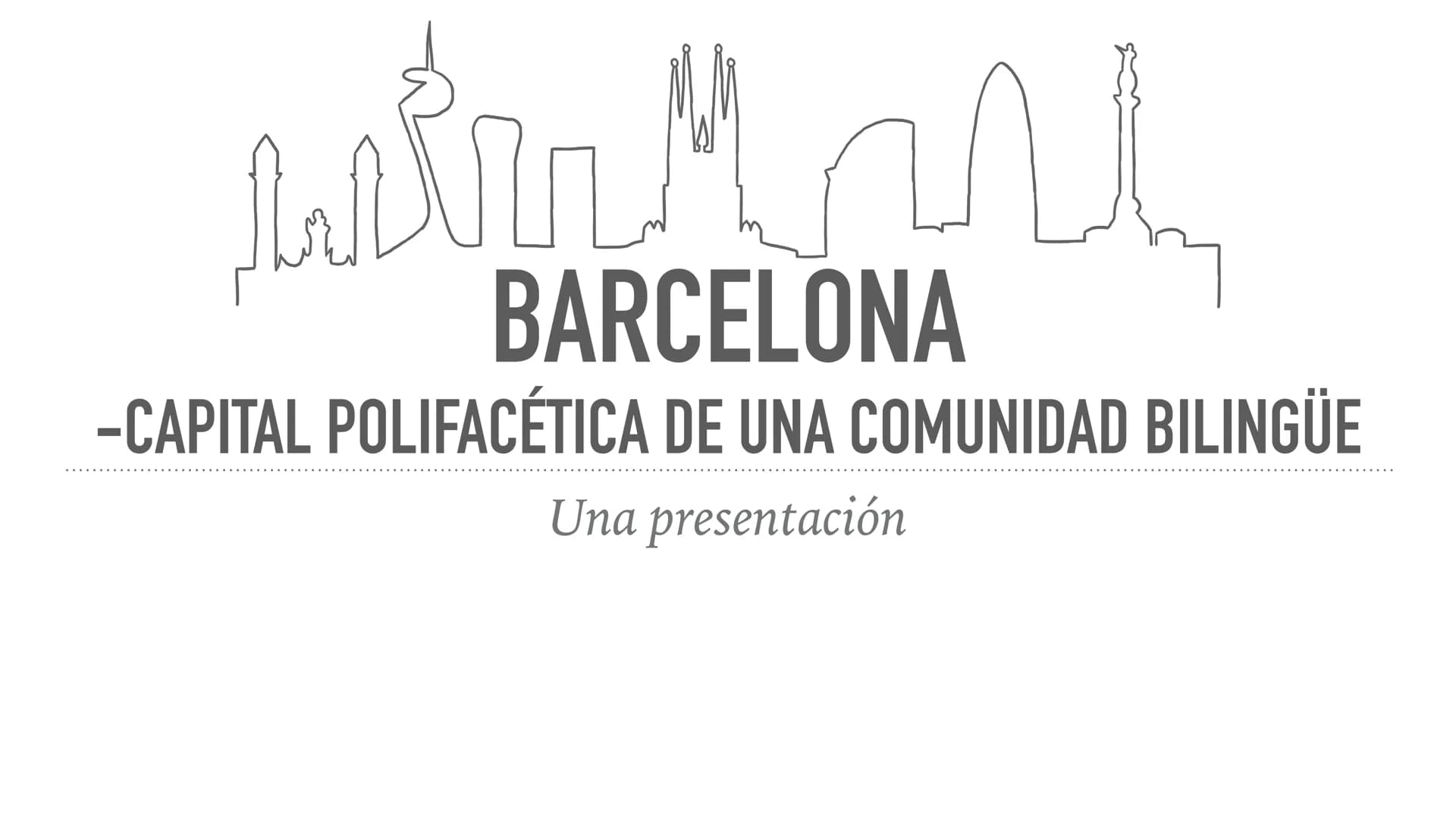 wire Mart
BARCELONA
-CAPITAL POLIFACÉTICA DE UNA COMUNIDAD BILINGÜE
Una presentación ESTRUCTURA
➤ Facetas turística
la rambla ܀
→ la plaza r