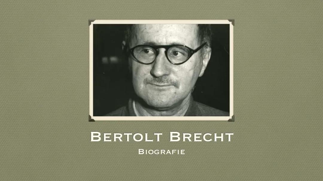 Bertolt Brecht: Seine Biografie, politische Haltung und wichtigsten Werke