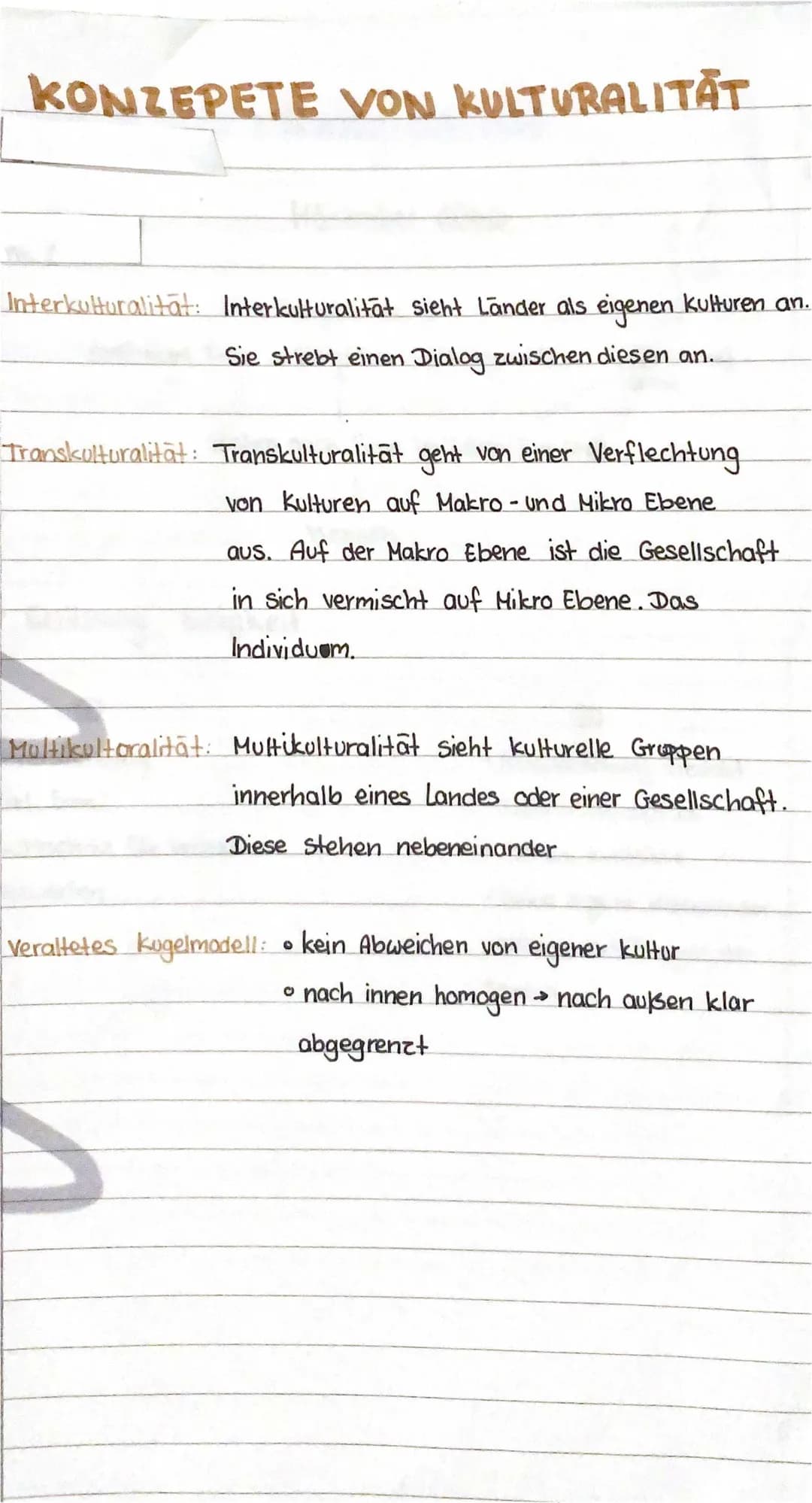 Konzepte von Kulturalität