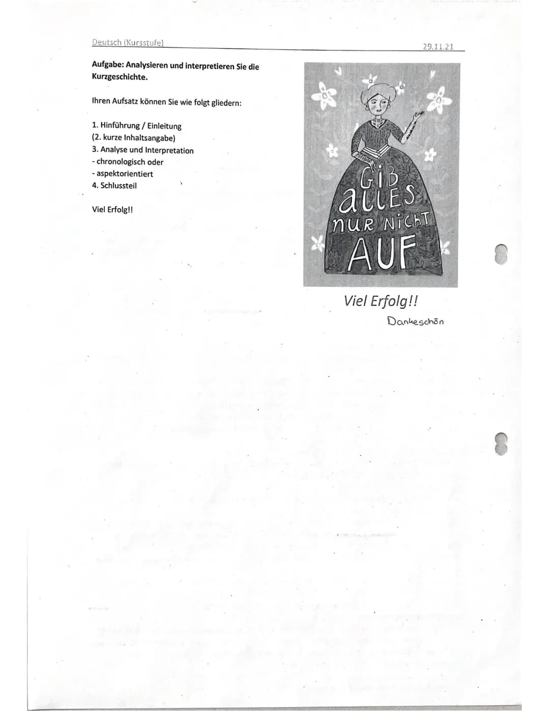 Jule Lorcher
Anopher
rethorische
Frage
5
Emphase
10
15
нуро
20
25
30
35
40
45
Deutsch (Kursstufe)
Klausur Nr. 1: Kurzprosa
Thomas Hürlimann: