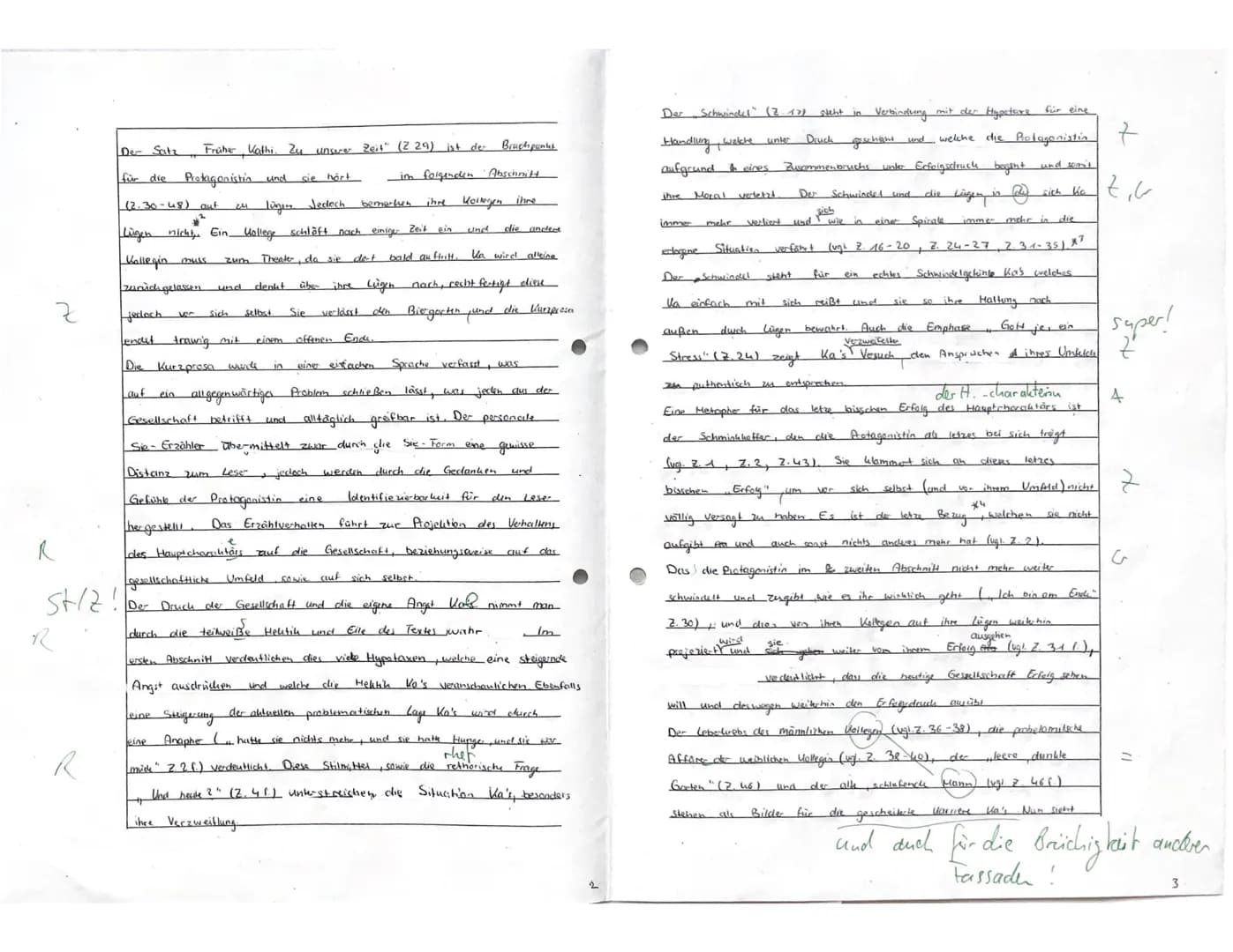 Jule Lorcher
Anopher
rethorische
Frage
5
Emphase
10
15
нуро
20
25
30
35
40
45
Deutsch (Kursstufe)
Klausur Nr. 1: Kurzprosa
Thomas Hürlimann: