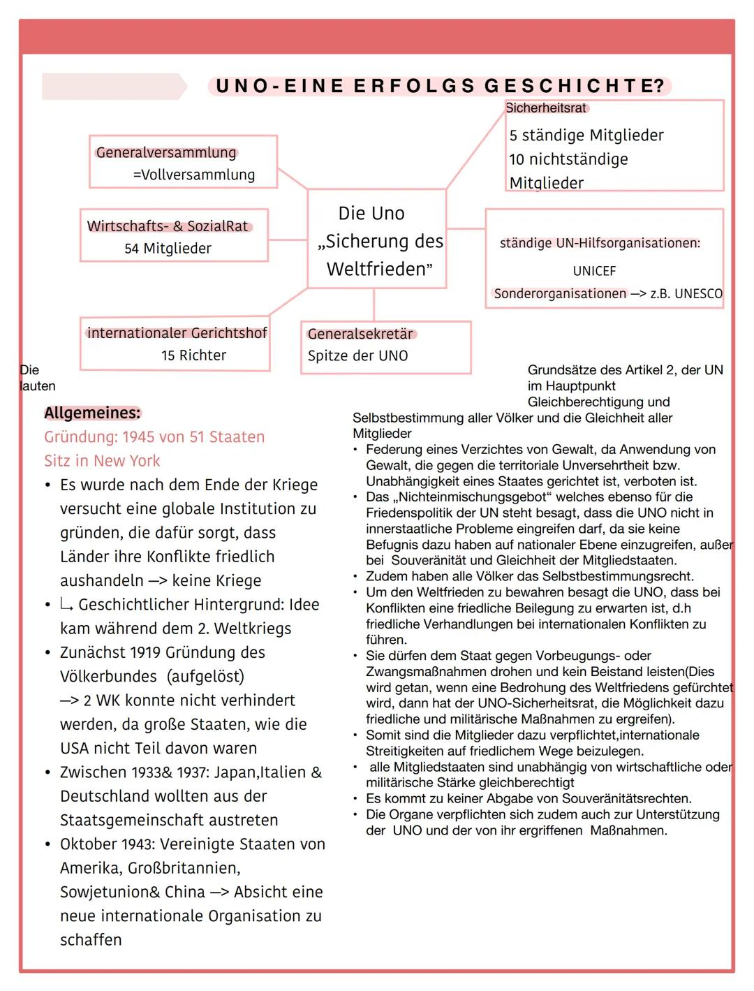 I
Wirtschafts- und Sozialrat (ECOSOC)
• 54 Mitgliedstaaten, die nach Regionalproporz von der Generalversammlung gewählt werden
• Aufgaben: V